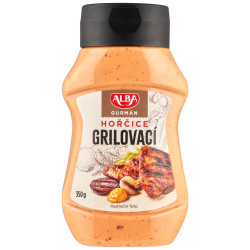 Alba hořčice 350g Gurmán plnotučná Grilovací (8)
