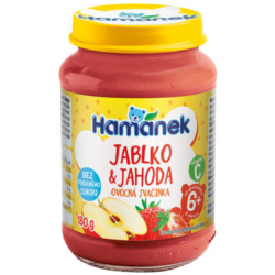 Hamánek 190g Jablko a jahoda bez přidaného cukru (8)