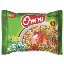 Omni 75g sáček (mi tom chanh) Instantní nudle s krevetami a citronem (30)