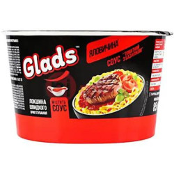 Glads instantní nudle v misce 85g Hovězí a Rajčatová bazalka (18)