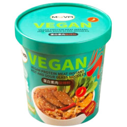 MOVA Vegan instantní skleněné nudle cup 161g Protein (modré) (12)