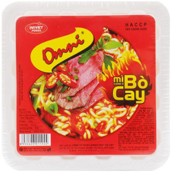 Omni 75g MISKA (Vi Bo Cay) Instantní nudle s hovězí pikantní příchutí (24)