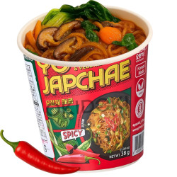 Yojapchae Korejské nudle cup 38g Spicy