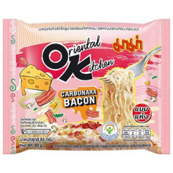 Mama (Oriental Kitchen) instantní nudle 85g Carbonara Bacon (Mi an lien) (20)