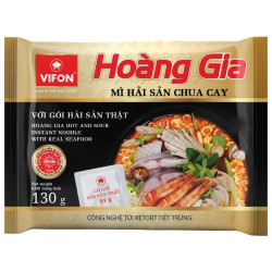 Vifon Hoang gia instantní nudle 130g Seafood (MI HAI SAN CHUA CAY) (18)