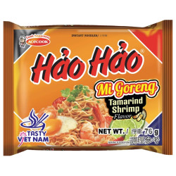 Mi hao hao instantní nudle 76g Migoreng Krevetová s tamanrindem (30)