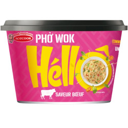 Pho WOK HELLO instantní polévka v misce 76g hovězí (12)