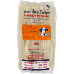 Rýžové nudle Thajské 400g 5mm (Banh pho thuong hang)