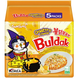Samyang Buldak Chicken 145g Quattro Cheese (Mi cay HQ) (5)