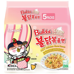 Samyang Buldak Chicken 140g Cream Carbonara Ramen (Mi cay HQ) (5)