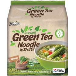 Paldo Green Tea Noodle 120g Korean nudle (4)