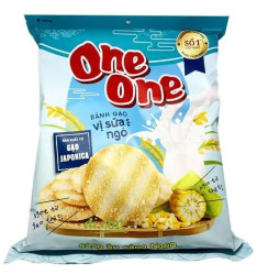 One One krekry rýžové 149g kukuřiné mléko (BANH GAO SUA NGO)