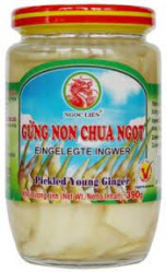 Nakládaný zázvor 390g Gung non chua ngot Ngoc Lien