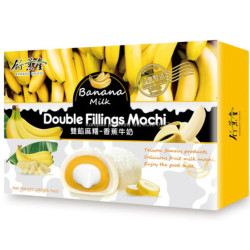 Bamboo House Mochi 180g Double Filling (krabice) - Banana milk
