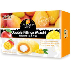 Bamboo House Mochi 180g Double Filling (krabice) - Mango milk