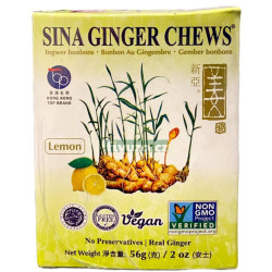 Sina Ginger Zázvorový bonbón 56g krabice (keo gung) Lemon (12)