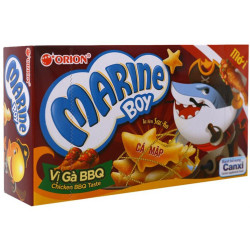 Marine Boy 35g (Banh Ca) Cracker - Kuřecí BBQ hnědý