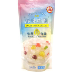 Tapioka 250g Wu Fu Yuan - Perly Mix barevné (Tran chau Mix )