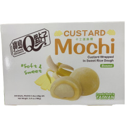 Q Mochi koláčky 168g Custard Banana (24)