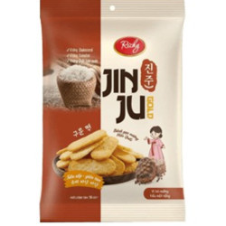 Richy Banh gao Jinju 134,4g (rýžové krekry) - BBQ bo nuong