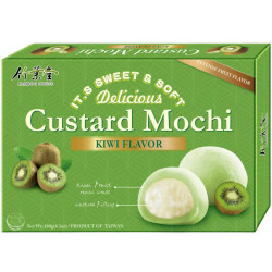 Bamboo House Mochi 180g Custard Kiwi (krabice)