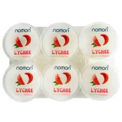 Nomori Jelly Pudding 6x72g želé Lychee (20)