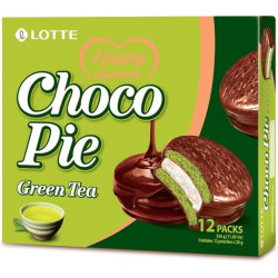 Lotte Choco Pie 336g Green Tea