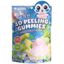 K-Peelz 3D Peeling Gummies 75g želé Mixed Fruit Soda (50)