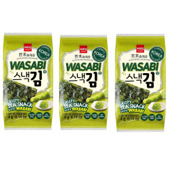 Wang Seaweed Laver 4g x 3ks Wasabi (Rong Bien)
