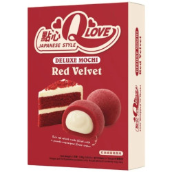 QLove Mochi Deluxe 168g koláčky Red Velvet (24)