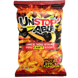 Kato Unstopable snack 60g Hot & Spicy Tapioca (6)