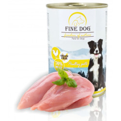 FINE DOG FoN 400g konzerva pro psy drůbeží 70% masa paté