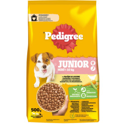 Pedigree granule 500g Junior mini <10kg - drůbeží a zeleniny (1