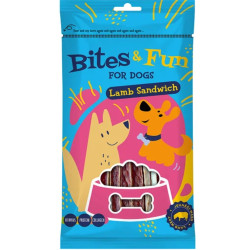 AKINU Bites and Fun Jehněčí sendvič pro psy 85g (20)