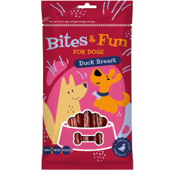 AKINU Bites and Fun Kachní prsíčka pro psy 85g (20)