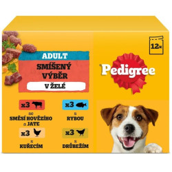 Pedigree kapsle 100g x 12ks Smíšený výběr Mix v želé DR64R (4)