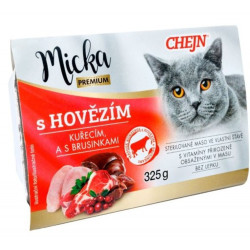 Chejn micka vanička pro kočky 325g / 405g s hovězím (8)