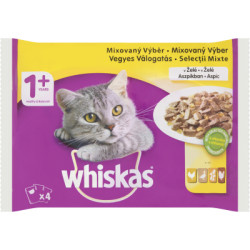 Whiskas kapsa 4ks x 100g Drůbeží výběr 1+ (13)