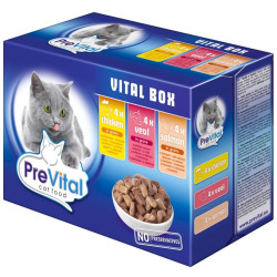 Prevital kapsa Kočka 12x100g Kuře/Telecí/Losos (4)