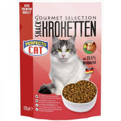 Perfecto cat Kroketten snack 125g - Alpský Hovězí (červený obal)