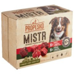 Propesko Mistr kapsička 12x85g Hovězí + zvěřina