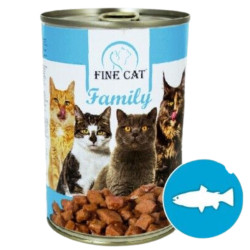 Fine Cat Family 415g konzerva - rybí (24)