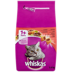 Whiskas granule 1,4kg Hovězí DD83W (6)
