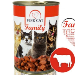Fine Cat Family 415g konzerva - Hovězí (24)