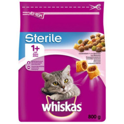 Whiskas granule 800g - Sterile Kuřecí 1+ (5)