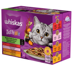 Whiskas kapsa 12ks x 85g Tasty Mix ve šťávě (4)
