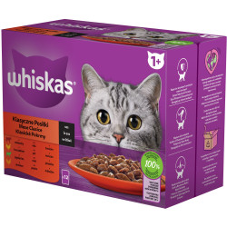 Whiskas kapsa 12ks x 85g Klasický výběr ve štávě (4)