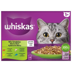 Whiskas kapsa 12ks x 85g Výběrové menu (mix) v želé (4)