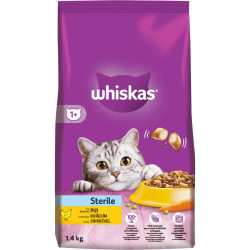 Whiskas granule 1,4kg Sterile Kuřecí DD43K (6)
