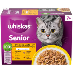 Whiskas kapsa 12ks x 85g Senior Drůbeží hody ve šťávě (4)
